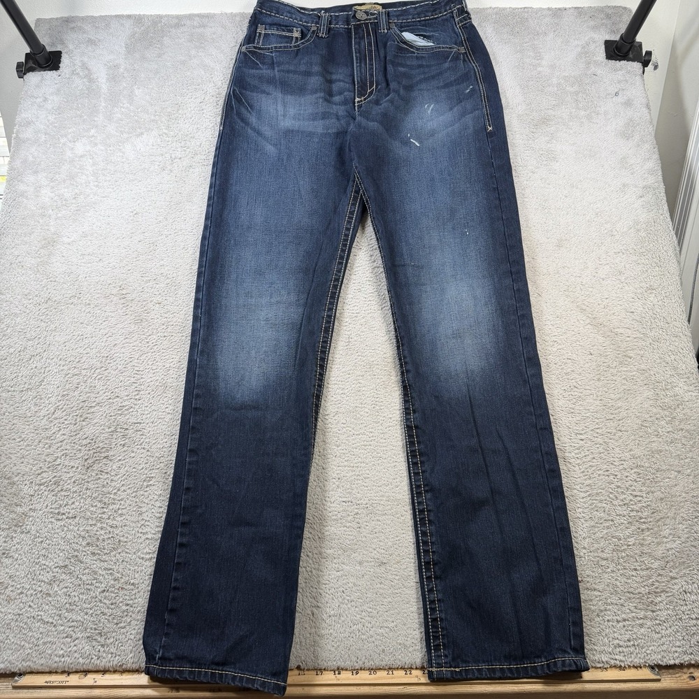 Wrangler 20x Jeans Men 33x38 Blue Western Cowboy Straight Workwear Rodeo Denim